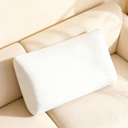 Dreamz Memory Foam Orthopaedic Pillow Neck Pain Side Stomach Back Sleeper 2 Pack-2029334095435272198