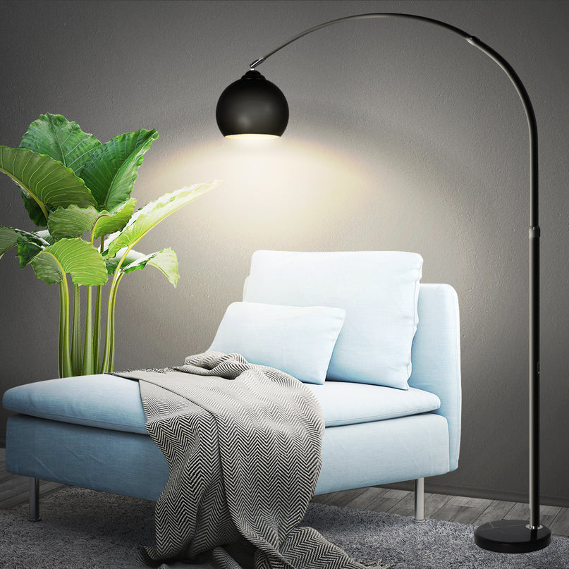 EMITTO Modern LED Floor Lamp Stand Reading Black-2029387270062215174