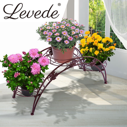 2X Plant Stand Outdoor Indoor Metal Bronze-2018816788816596998