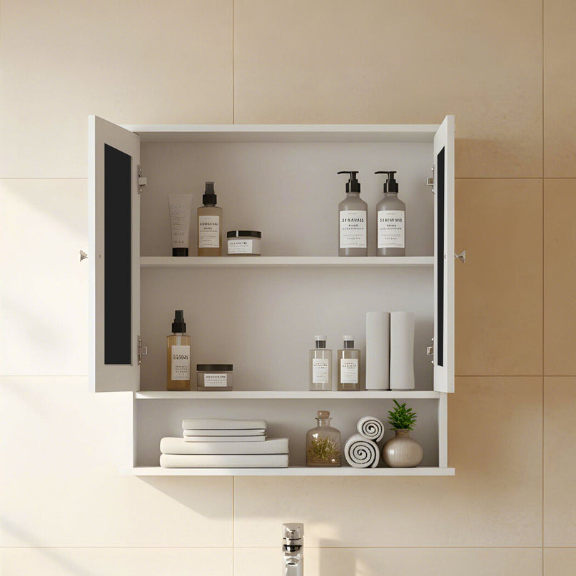 Levede Bathroom Mirror Cabinet Storage Cupboard Shelf-2029387288269688838