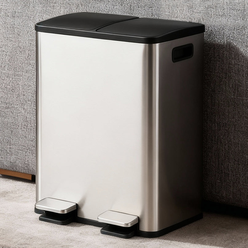 Toque 60L Pedal Bin Kitchen Waste Can Recycling Dustbin-2018816874996961286