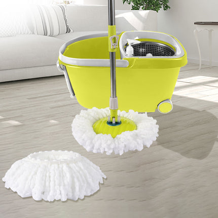 Cleanflo Spin Mop Bucket Set 360? Spinning Green-2018816681010401286