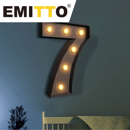LED Metal Number Lights Free Standing-2006733427558191110