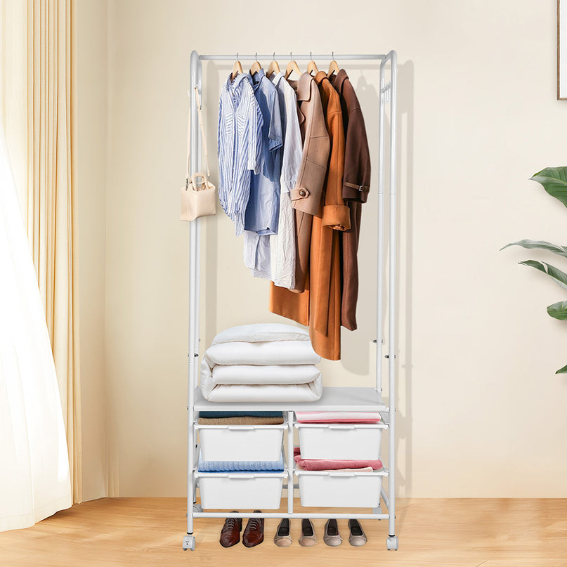 Levede 63CM Clothes Rack Stand Heavy Duty Hanging-2006732699791921158
