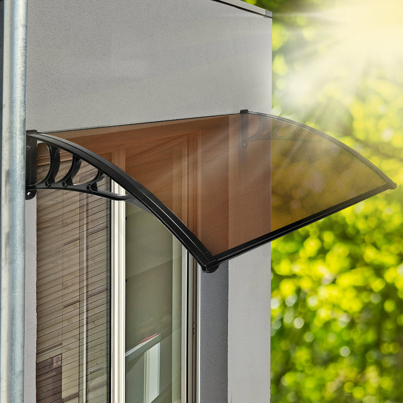 Mountview Window Door Awning Outdoor 1M X 1.5M Brown 1x1.5M-2006733104068300806
