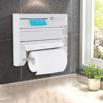 6in1 Wall Mounted Kitchen Rack Towel-2018816676879011846