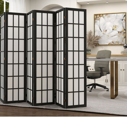 Levede 6 Panel Room Divider 170cm Freestanding Screen-2006732767613816839