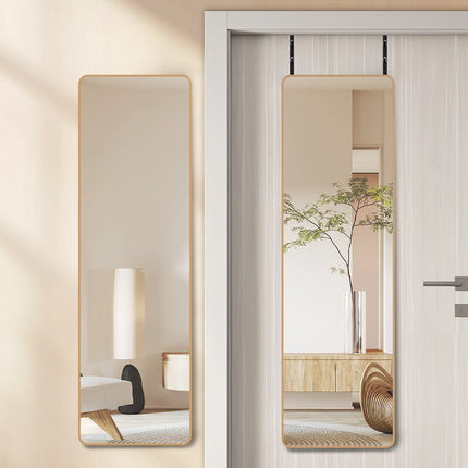 Yezi 120cm Wall Mounted Full Length Mirror Door Hanging-2029387203049820167