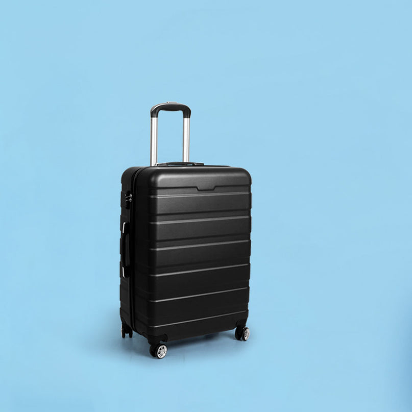 Slimbridge 20" Carry On Luggage Case Black 20 inch-2006733063408717831