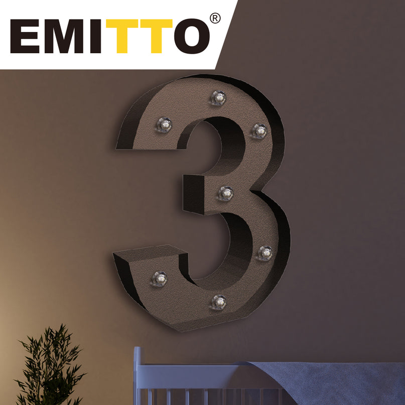 LED Metal Number Lights Free Standing-2006733427390418951