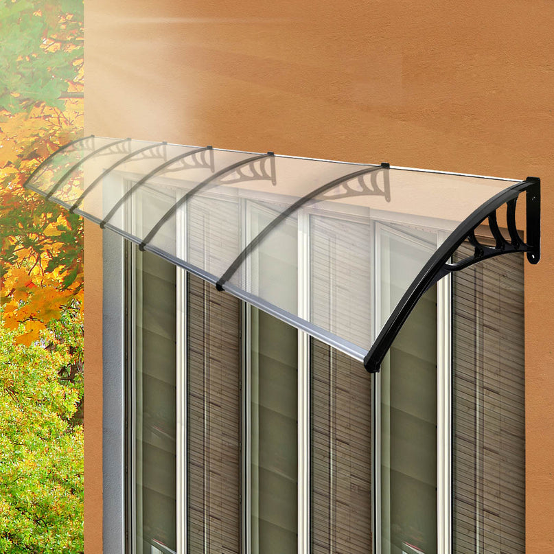 Mountview Window Door Awning Outdoor 1M X 6M Transparent 1x6M-2029387274772418567