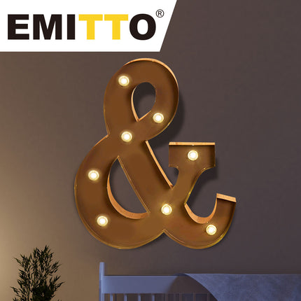 LED Metal Letter Lights Free Standing-2006733353281261575