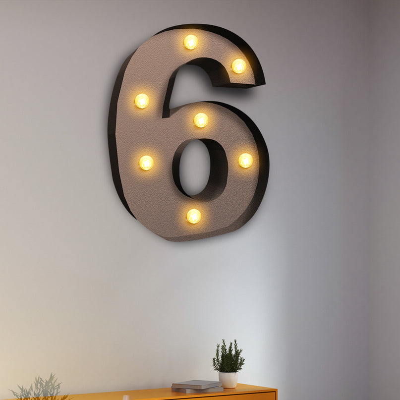 LED Metal Number Lights Free Standing-2006733354673770502