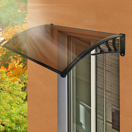 Mountview Window Door Awning Outdoor 1M X 1.5M Brown 1x1.5M-2006733104068300807