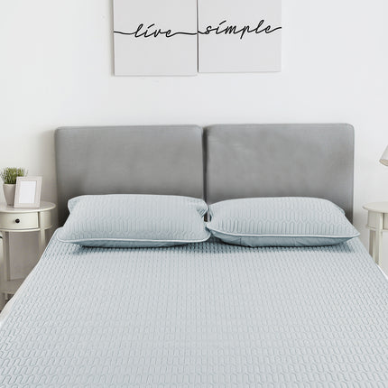DreamZ Latex Cooling Bed Sheet Set Fitted 3PCS King-2006733219352940551