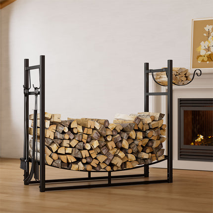 Moyasu Firewood Rack Fireplace Tool Log Holder-2029387206577229830