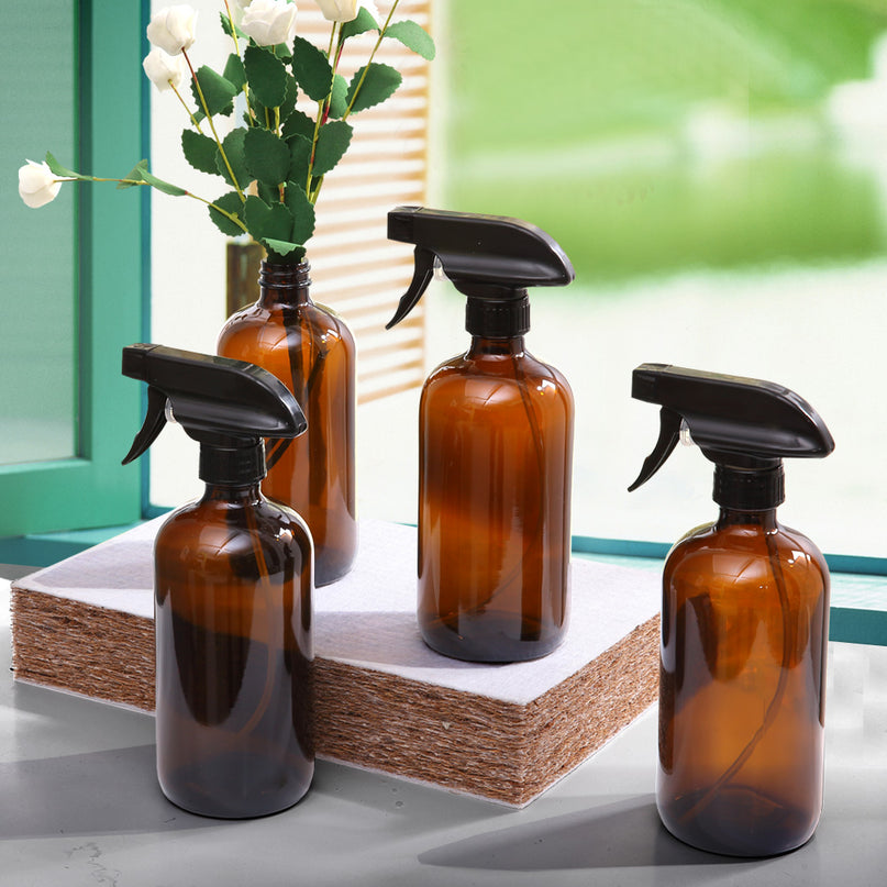 6x 500ml Amber Glass Spray Bottles Trigger-2018816662538686471