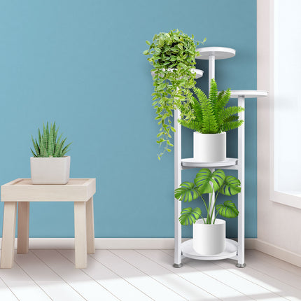 Levede Plant Stand Outdoor Indoor Flower White Medium-2006732929799163910
