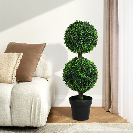 Lambu Artificial Double Ball Boxwood Trees-2018816712157302791