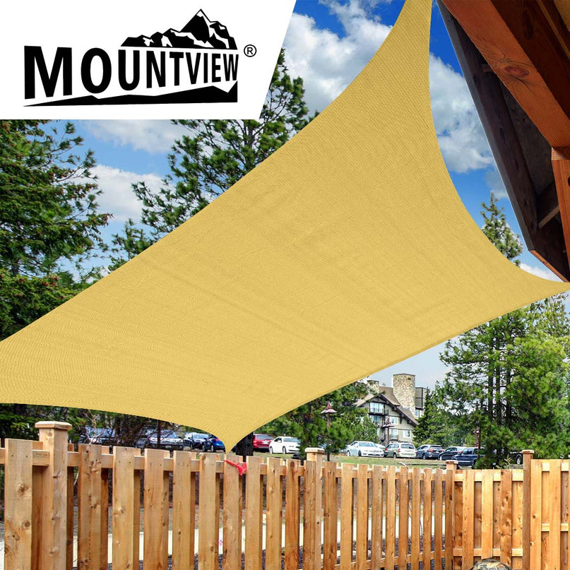 Mountview Sun Shade Sail Cloth Canopy Sand 180-2029387240752418823
