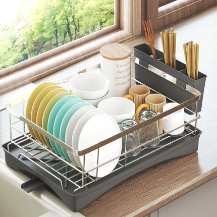 Toque Dish Drying Rack Plate Drainer Cup Holder-2006732713024950279