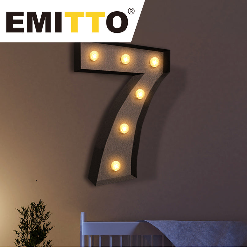 LED Metal Number Lights Free Standing-2006733427558191111
