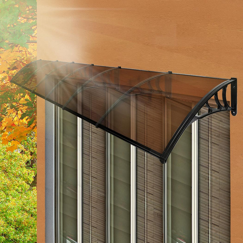 Mountview Window Door Awning Outdoor 1M X 6M Brown 1x6M-2006733105414672391