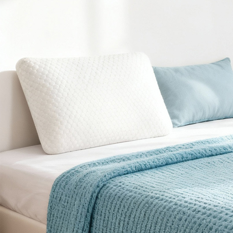 Dreamz Memory Foam Orthopaedic Pillow Neck Pain Side Stomach Back Sleeper 2 Pack-2029334095435272199