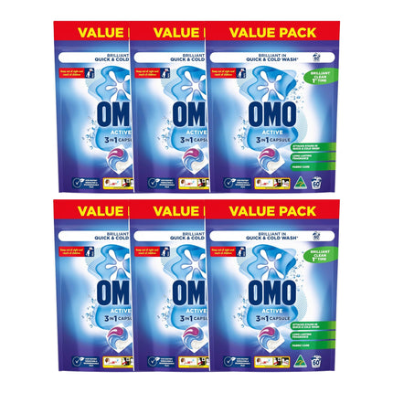 Omo 3 in 1 Active x 360 Laundry Capsules-2029334126863192064