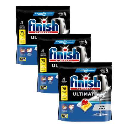 Finish Ultimate x 225 Lemon Dishwasher Tablets-2029334112107630592