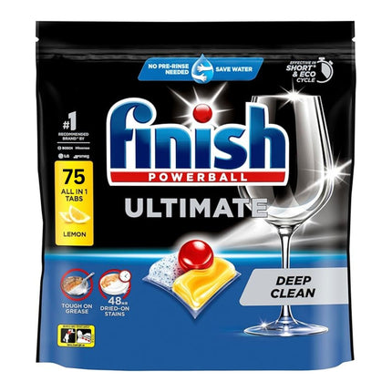 Finish Ultimate x 75 Lemon Dishwasher Tablets-2029334111746920448