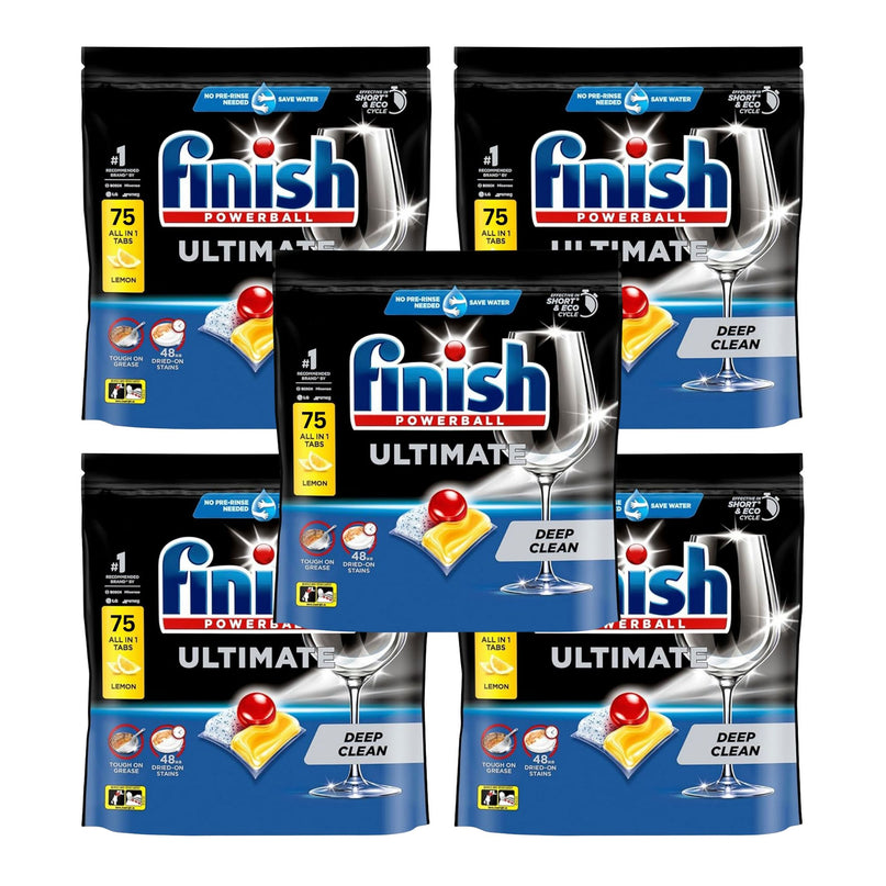 Finish Ultimate x 375 Lemon Dishwasher Tablets-2029334112573198336