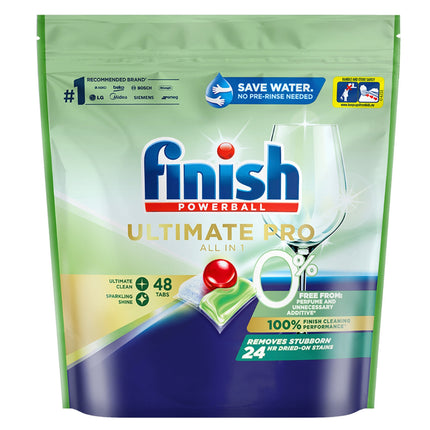 Finish Ultimate Pro 0% x 48 Dishwashing Tablets-2029334110337634304