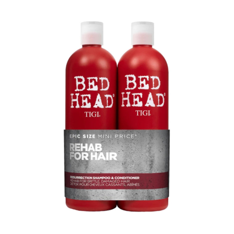 Tigi Bed Head Resurrection Shampoo 750ml & Conditioner 750ml Bundle-2029334137512529920
