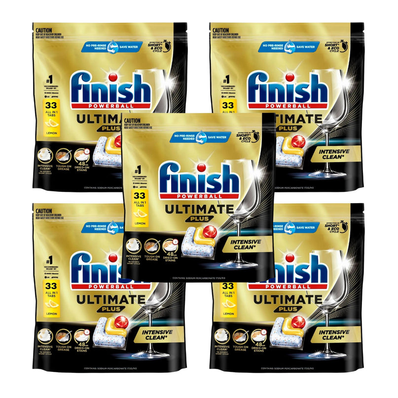 Finish Ultimate Plus x 165 Lemon Dishwasher Tablets-2029334114318028800