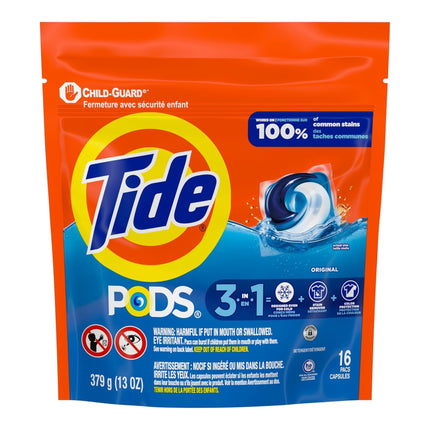 Tide 3 in 1 Original x 16 Laundry Pods-2029334134006091776