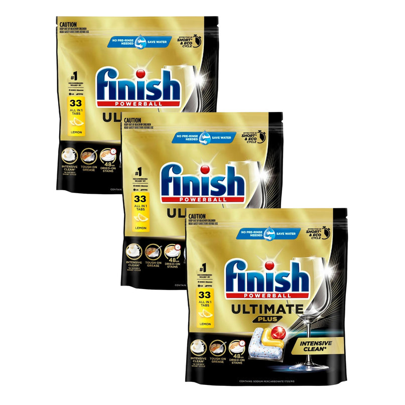Finish Ultimate Plus x 99 Lemon Dishwasher Tablets-2029334113890209792