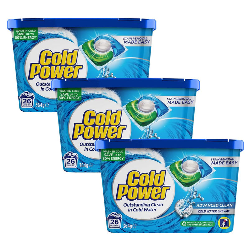 Cold Power Advanced Clean x 78 Laundry Detergent Capsules-2017004932116385792