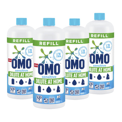 OMO Sensitive Laundry Liquid 665mL x4-2029334125827198976