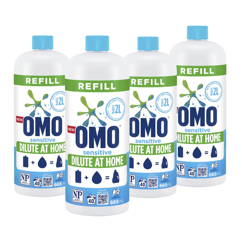 OMO Sensitive Laundry Liquid 665mL x4-2029334125827198976