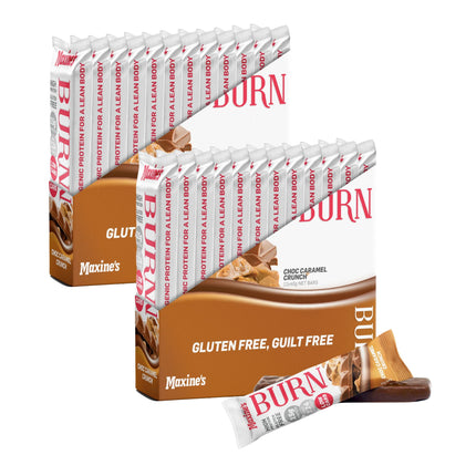 Maxines Burn Caramel Crunch Bar 12x40g x2-2017004944292450304