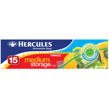 Hercules Medium Storage Bags 15pk x3-2017004941889114113
