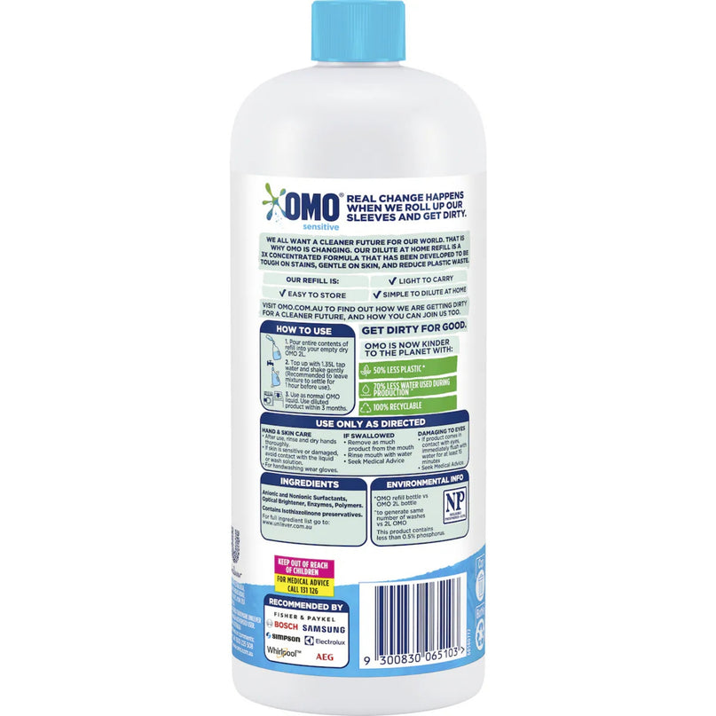 OMO Sensitive Laundry Liquid 665mL-2029334125265162241