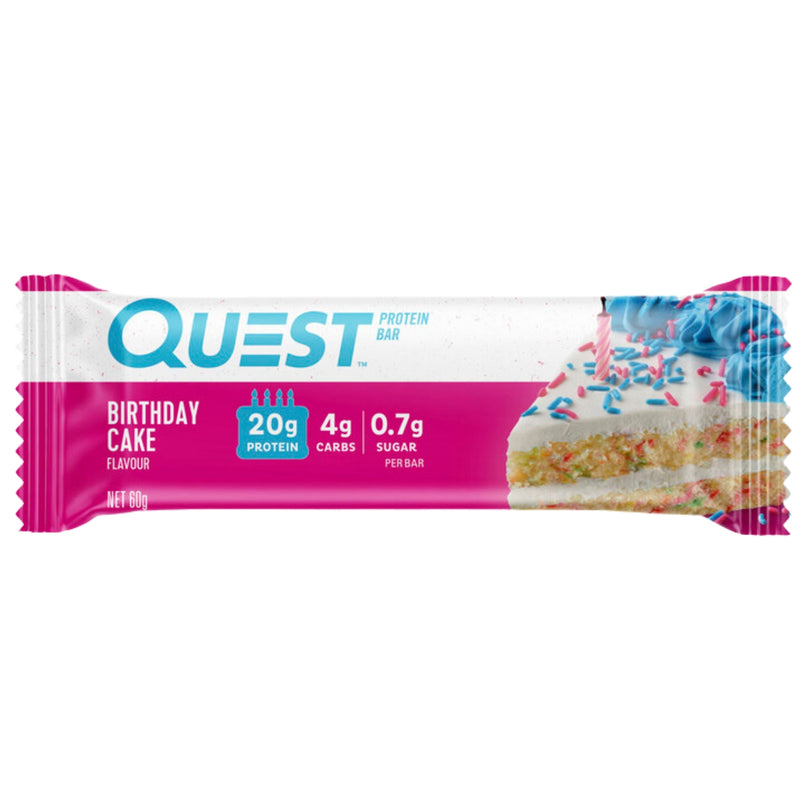 Quest Birthday Cake Protein Bars 12x60g x2-2029334132152209409