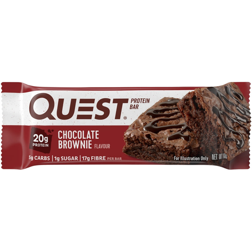 Quest Chocolate Brownie Protein Bars 12x60g x2-2029334133175619585
