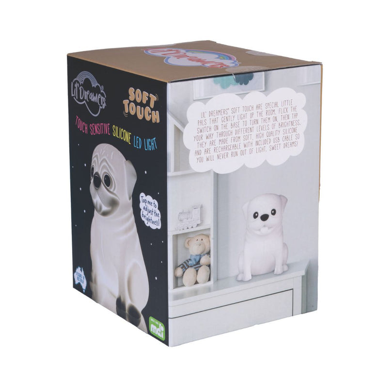 Lil' Dreamers Pug Soft Touch LED Light-2029387216886829058