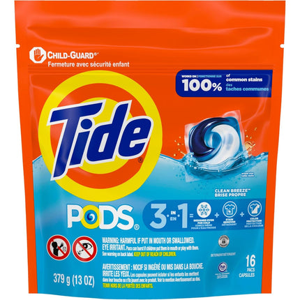 Tide 3 in 1 Clean Breeze x 144 Laundry Pods-2029334136849829890