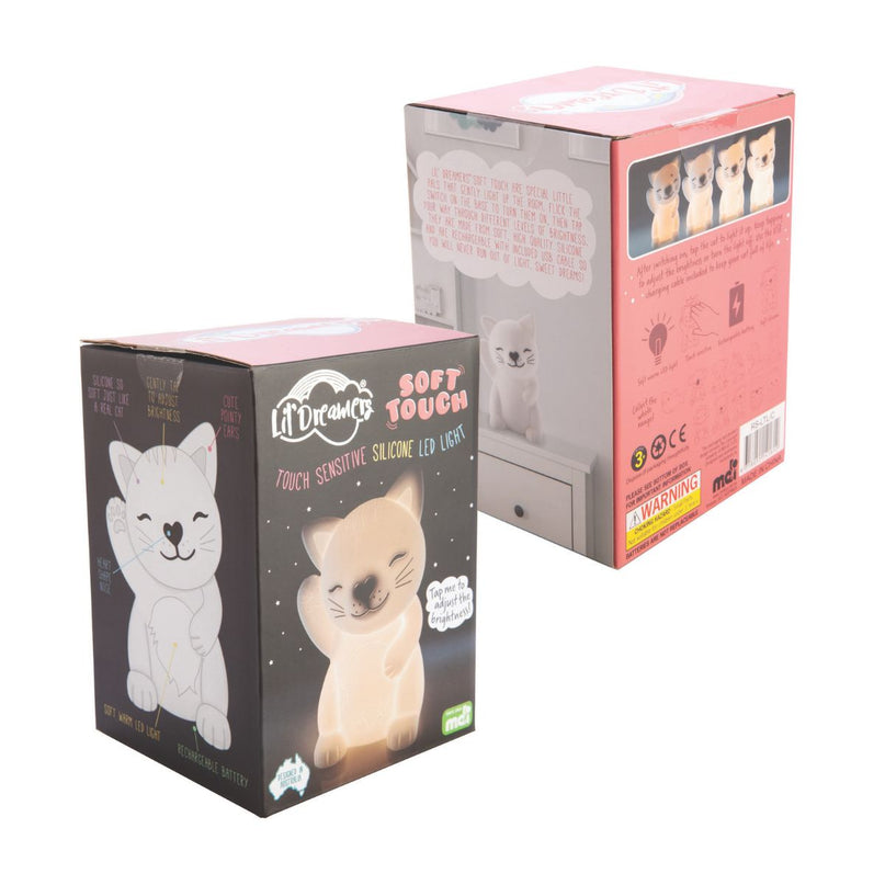 Lil' Dreamers Cat Soft Touch LED Light-2006732783862550530