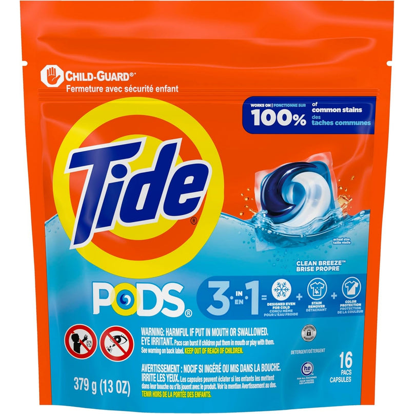 Tide 3 in 1 Clean Breeze x 48 Laundry Pods-2029334135847391234