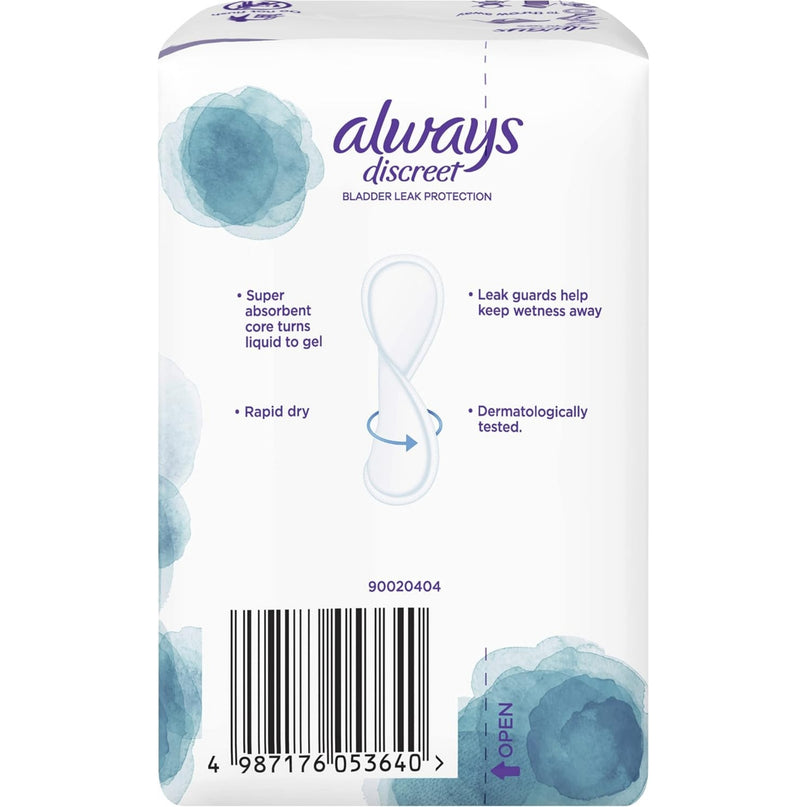 Always Small Discreet Bladder Leak Protection Pads 20 Pack-2029334104251699202
